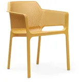 Nardi Net Stapelsessel 60,5 x 58,5 x 80 cm senape