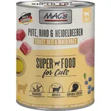 mac's® MAC's CAT Pute, Rind & Heidelbeeren 6 x 800 g