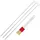 Lantelme Reinigungsbürsten-Set 4mm 50cm Weiß 4 St.
