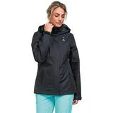 Schöffel Funktionsjacke SCHÖFFEL "Jacket Gmund L" Gr. 52, schwarz Damen Jacken Winddicht & Wasserdicht Atmungsaktiv