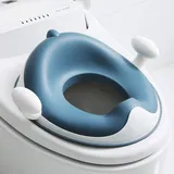 Toiletten-reduzierer, Baby-toiletten-reduzierer, Kinder-toiletten-booster-toilettensitz Mit Gepolsterter Griff-rückenlehne