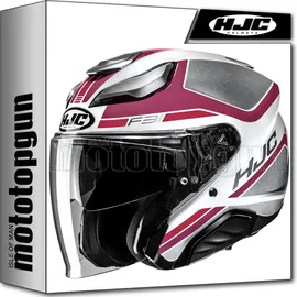 HJC Helmets F31 Ceron grau/pink/rot/weiß M