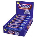 Mars GmbH Snickers LOW SUGAR High Protein Bar (12x57g) Proteinriegel Riegel Riegel, 12 er 12er Pack, Multipack RIegel à 12 St., High Protein, Low Sugar
