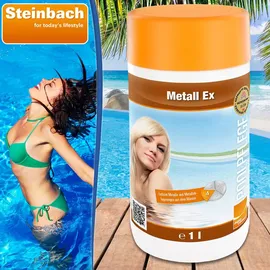 Steinbach Poolpflege Metall-Ex flüssig 1 L, Beckenreiniger