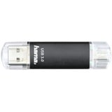 Hama FlashPen Laeta Twin 64 GB schwarz USB 3.0 00181098