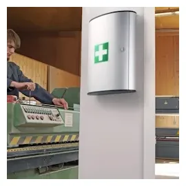 Durable First Aid Box L leer silber