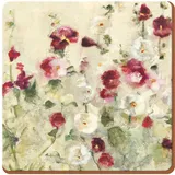 Creative Tops Wild Field Poppies Premium-Untersetzer mit Korkrückseite im 6er-Set, 10,5 x 10,5 cm (4 x 4 Zoll)