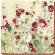 Creative Tops Wild Field Poppies Premium-Untersetzer mit Korkrückseite im 6er-Set, 10,5 x 10,5 cm (4 x 4 Zoll)