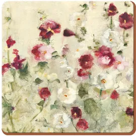 Creative Tops Wild Field Poppies Premium-Untersetzer mit Korkrückseite im 6er-Set, 10,5 x 10,5 cm (4 x 4 Zoll)