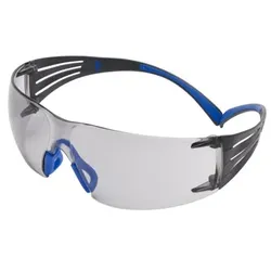 SecureFitTM 400 Schutzbrille, Blau/Graue Bügel, ScotchgardTM Antibeschlag-/Antikratz-Beschichtung (K+N), graue Scheibe für innen/außen - grau