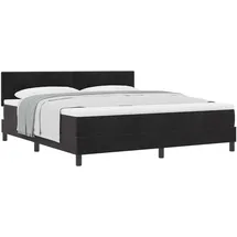 vidaXL Boxspringbett 180 x 200 cm Schwarz