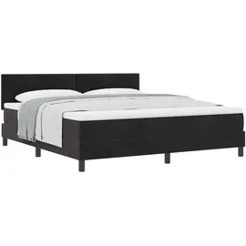 vidaXL Boxspringbett 180 x 200 cm Schwarz