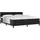 vidaXL Boxspringbett 180 x 200 cm Schwarz