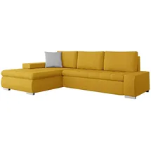 Mirjan24 Ecksofa Gelb, 5-Sitzer, L-Form,Rechteckig, 265x185 cm, Wohnzimmer, Sofas & Couches, Wohnlandschaften, Ecksofas