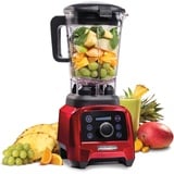 Hamilton Beach Professional Hochleistungsmixer, 1,8L Glasbehälter, 1.400 W, 4 Programme für Suppe, Smoothie, Eiszerkleinerung und Saft, Mixer & Smoothie Maker, Standmixer in Rot (58928-CE)