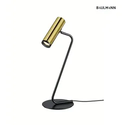 Baulmann Tischleuchte 14.129, GU10, Messing poliert / schwarz BAU-14.129.01