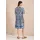 Cecil Midikleid grafisch Blau L