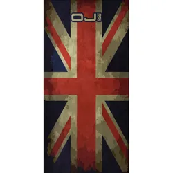 OJ Multiplay England, Multifunktionstuch - Blau/Weiß/Rot - Einheitsgröße