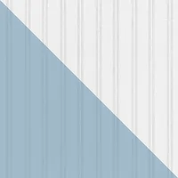 Profhome Streifen Tapete Traditionell 0,53 m x 10 m 5,33 m2 Weiß 243515-GU