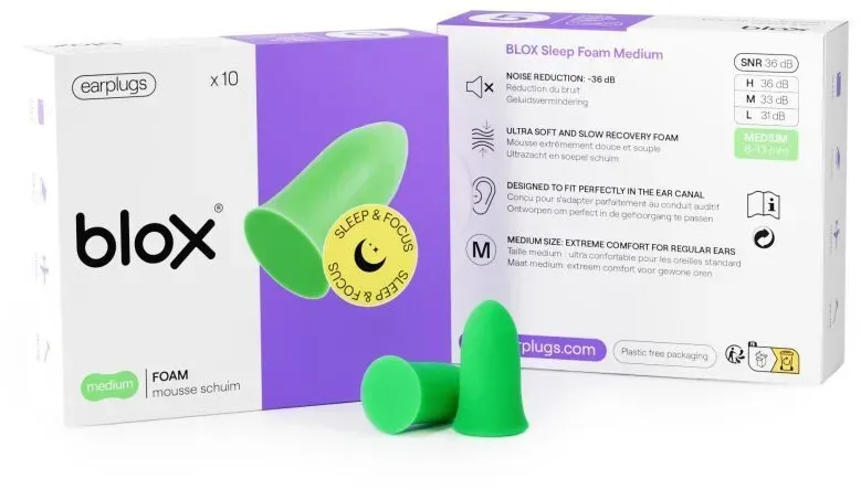 blox® Gamme Sleep & Focus - Mousse Medium Verte