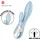 Satisfyer Air Pump Bunny 1 20,5 cm, hellblau