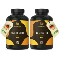 Quercetin - Premium Rohstoff, Made in DE - 16 Monate Vorrat 2x240 St