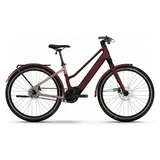 Winora iRide Pure R5f Bosch 400Wh Elektro Trekking Bike Red Velvet matte/Rose Tan matte | 27.5" Damen Trapez 42cm