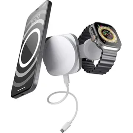 Zen Zens 2-in-1 MagSafe + Watch charger Pro 2 20W Induktive Ladematte, weiß