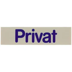 Contacto Wortschild PRIVAT