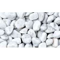 Bellamoli Granulati Kies Bianco Carrara 40 - 60 mm Gestaltungskiesel 25 kg