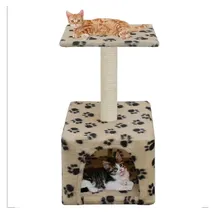 vidaXL Katzen-Kratzbaum Sisal 55 cm beige