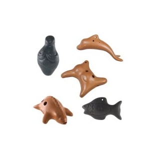 Ocarina Tierfiguren 4-Loch