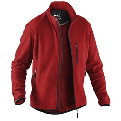 KÜBLER Fleecejacke »WEATHER«, Polyester - rot