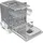 Gorenje GI643D90X Geschirrspüler (teilintegrierbar, 598 mm breit, 45 dB (A), D)