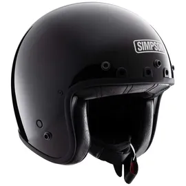 Simpson Chopper Solid Jethelm - Schwarz - XL