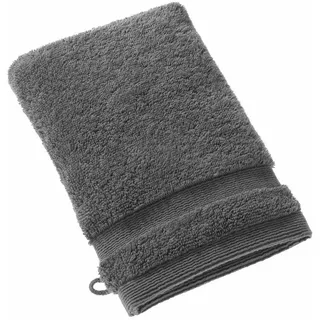 SCHÖNER WOHNEN-Kollektion Waschlappen Cuddly 16 x 22 cm Baumwolle Grau Anthrazit