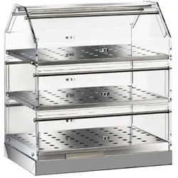 Fimar Neutraler Vitrinenschrank - FORCAR VBN 4753 - 3 Fachböden - Breite 50 cm