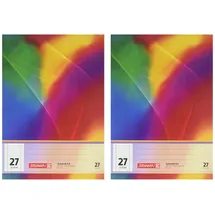 Brunnen Schulheft A4 32 Blatt, liniert, mit Rand, Lineatur 27