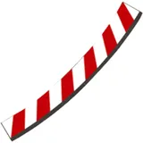 Carrera Innenrand Steilkurve 3/30 Grad 6er Pack, Endstücke 2er Pack 20020595