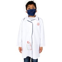 Pretend to Bee 8735 Kids Doctor Costume with Medical Mask Arzt/Mediziner Kostüm für Kinder mit Operationsmaske, Cartoon, Multicoloured, 3-5 Years
