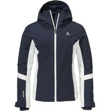 Schöffel Damen Ski Jacket Kanzelwand L, komfortable Skijacke mit 4-Wege-Stretch, wasserdichte und atmungsaktive Outdoorjacke mit Skiticket-Tasche, navy blazer, 44