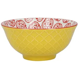 KitchenCraft Gemusterte Müslischale Mehrfarbig 4-tlg.
