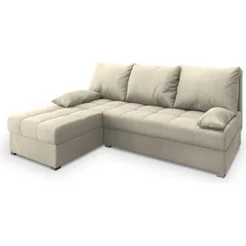 masseno Ecksofa RITA M Polyester 2-Sitzer Creme