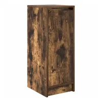VidaXL Schuhschrank Räuchereiche 29,5x34x76 cm Holzwerkstoff