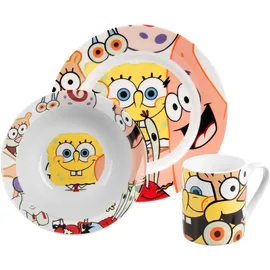 UNITED LABELS Spongebob 3tlg. Geschirr-Set in Bunt | Gr.: onesize