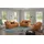 Cotta Polstergarnitur COTTA "Casino, Sofa Set, 3-2-1 Sitzer, Wohnzimmer Garnitur", braun (amber), H:88cm T:92cm, 100% Echtleder, Sitzmöbel-Sets, Sessel, 2-Sitzer, 2,5-Sitzer, hohe Rückenlehne
