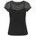 LASCANA Spitzenshirt Damen schwarz Gr.40/42