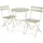 Tectake Bistrotisch-Set Frieda für 2 Personen beige