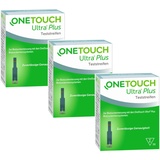 ONETOUCH Ultra Plus Blutzuckerteststreifen 3er Set