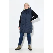 Ulla Popken Steppweste in marine | Gr.: 50-52